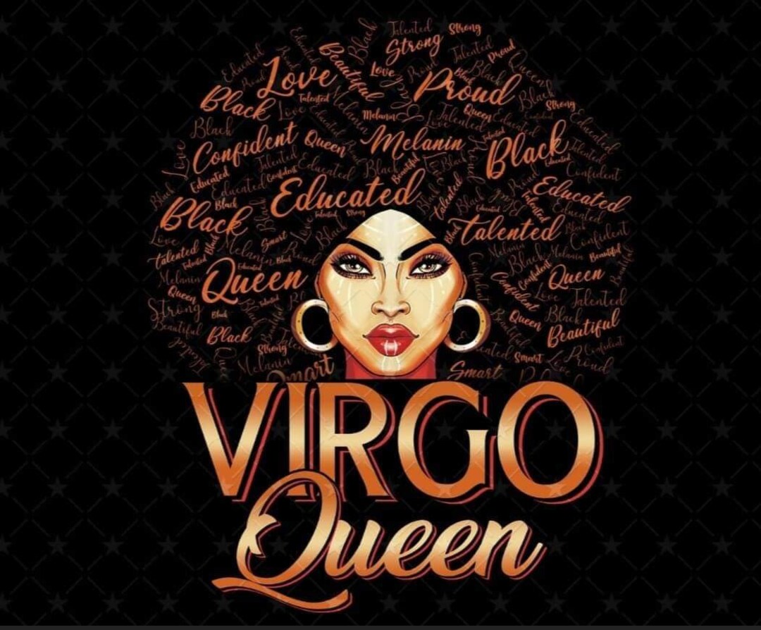 Dtf Heat Transfer Virgo Queen Etsy