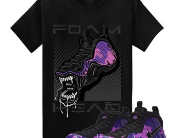 purple camo foams shirt