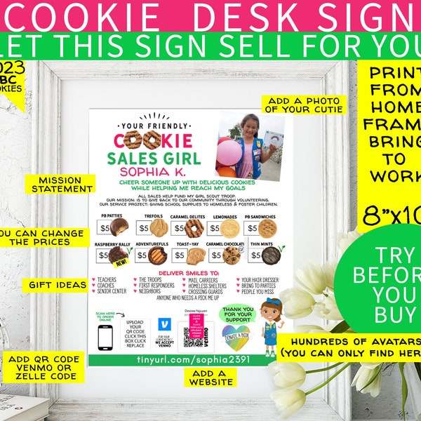 Girl Scout Cookies 2023 Etsy