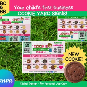 Scout LBB Cookie Sign Printable: Add QR Code (Digital Download)