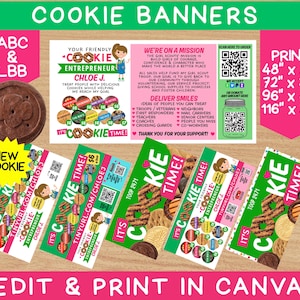 Scout Cookie Banner: Adorable Avatar Design (Digital Download)