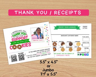 Cookie Thank You Cards