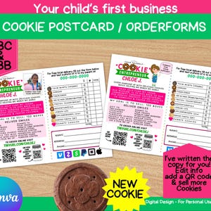 Scout Cookie Postcards Canva Template (Digital Download)