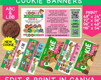 Scout Cookie Banner: Customizable Design (Digital Download)