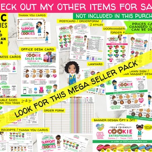 Girl Scout Cookie Door Hangers LBB Printable New Cookie Menu. Leave these everywhere you go. 2 Downloads Unlimited Personal Printing image 5