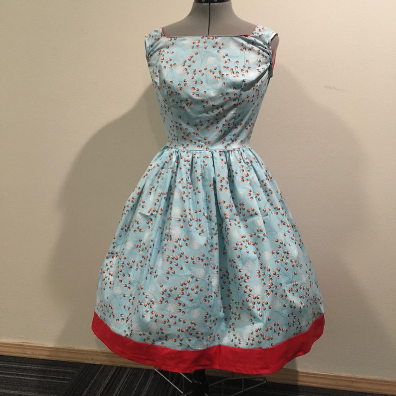 Vintage 50s Swing Dress