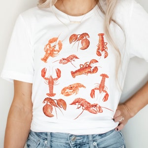 Lobster Crustaceancore Unisex Comfort Colors T-shirt, Seafood Lover Shirt, Crustacean Core Shirt