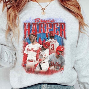 Bryce Harper Philadelphia Phillies Baseball Retro '90S Shirt - Peanutstee