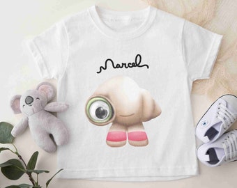 Marcel the Shell with Shoes on Toddler Shirt, Marcel the Shell, Marcell the Shell