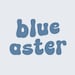 Shop Blue Aster Support
