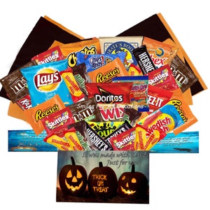 Halloween Care Package / Boo Box / College Gift Box / Gift From Home / Trick Or Treat Box / Halloween Gift / Candy Snack Box