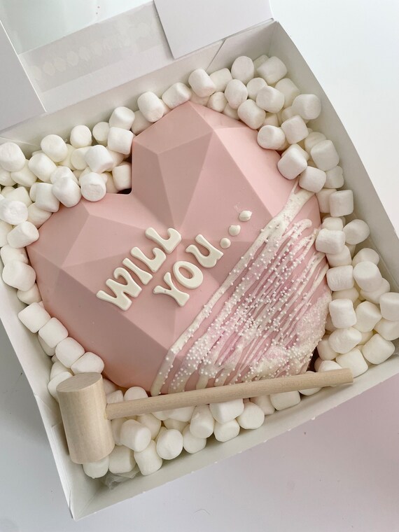 Bridesmaid Proposal Breakable Chocolate Heart Flower Girl Gift