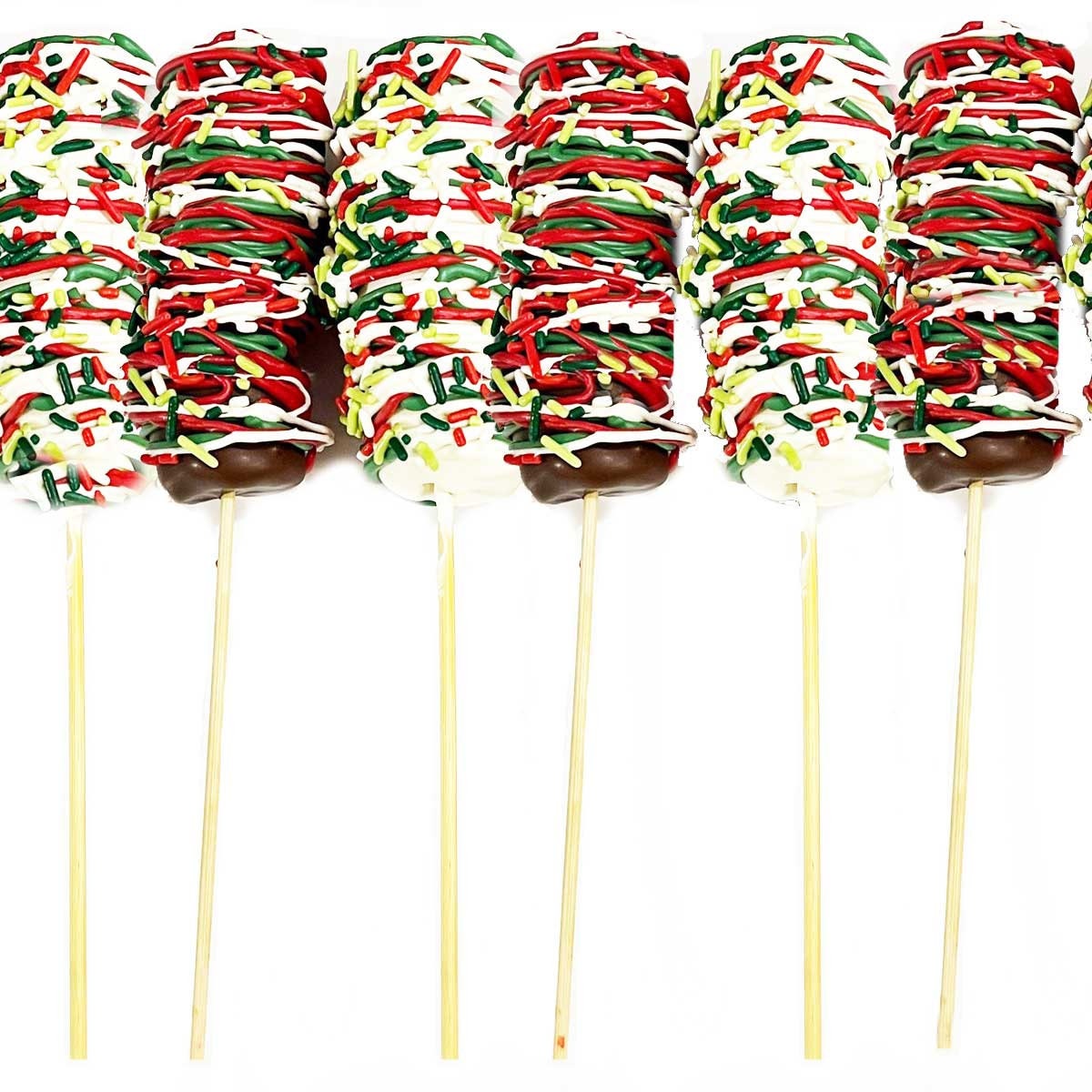 Christmas Chocolate Covered Pretzel Rods / Favors Perfect for Etsy