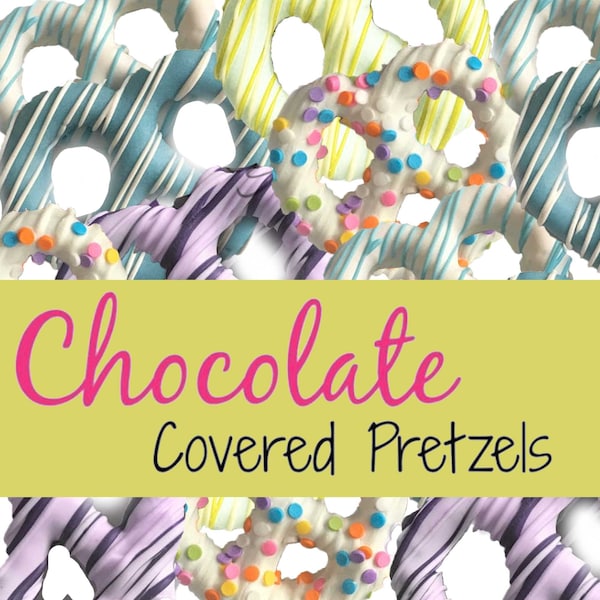 Chocolate Covered Pretzel / Twist Pretzels / Anniversary Gift / Wedding Gift / Teacher Gift /Baby Shower/ Gluten Free Pretzels Option