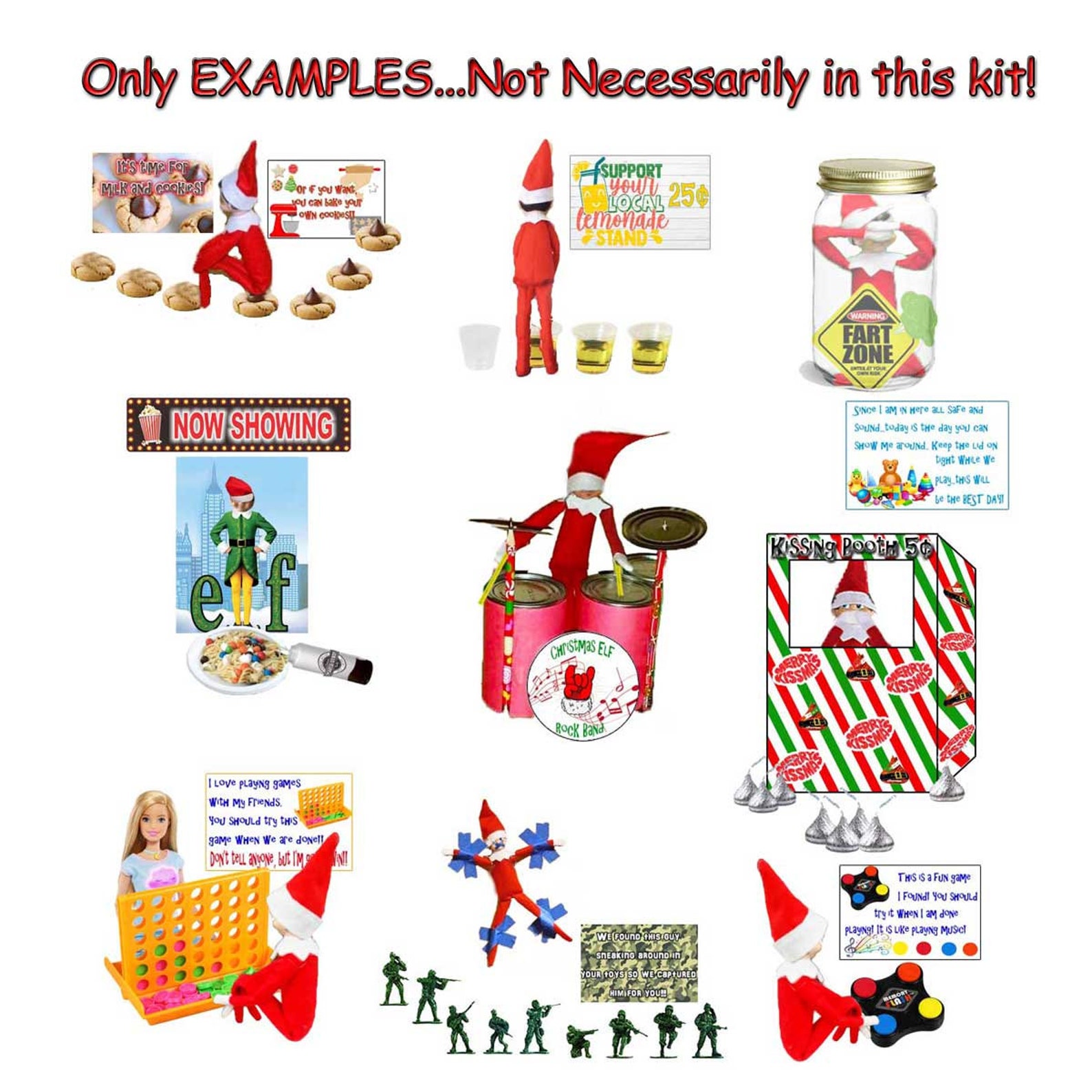 The Complete Elf Kit / Elf Activities / Christmas Prop 2021 Etsy