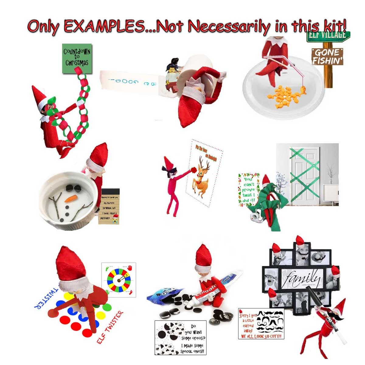 The Complete Elf Kit / Elf Activities / Christmas Prop 2021 Etsy