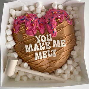 Breakable Heart Mold,heart Chocolate Molds Silicone With Hammer For Baking  Smash Heart, Mousse, Cheesecake, Birthday Cake