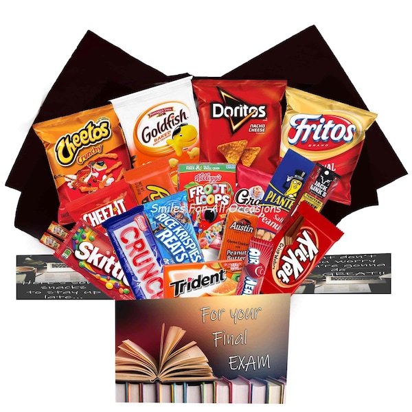 Final Exam Care Package / College Gifts / College Care Package/ Gift From Home / Dorm Snacks / College Gift Box / Test Care Package