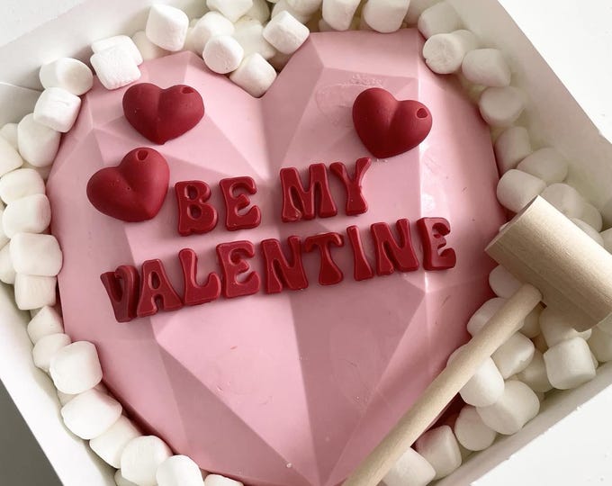 Breakable Chocolate Heart / Smash Heart / Valentine Gift / Anniversary Gift / Smashable Birthday Gift / Breakable Surprise Chocolate Heart