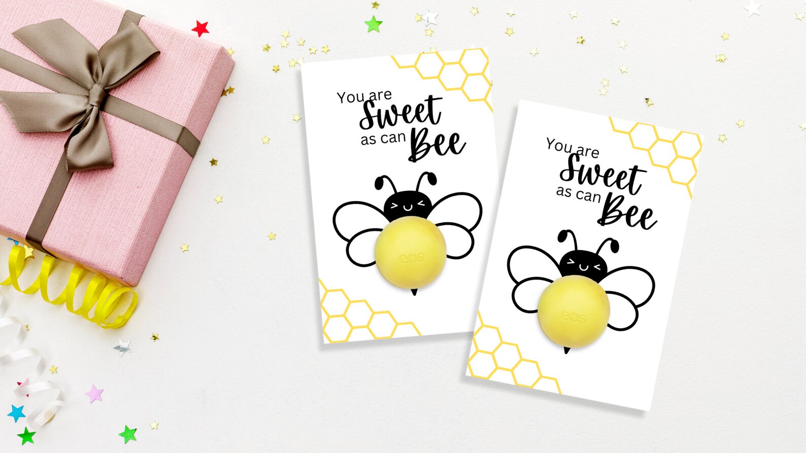 EOS Baby Shower Favor Tags Instant Download Printable EOS Lip - Etsy