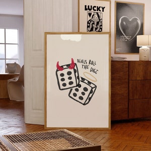 Devils Roll The Dice | Cruel Summer | Taylor Digital Print | Aesthetic Art Print