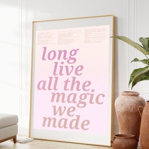 Long Live | Taylor Digital Print | Harmony Collection