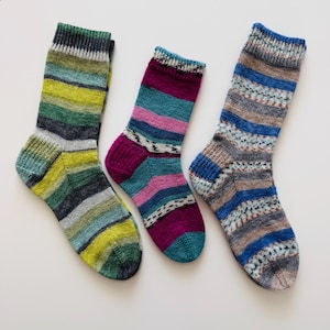 Knitted Socks, Hand Knit Socks, Warm Socks, Knitted Slippers, Socks Womens, Womens Slippers, Handknit Socks, Hadmade Socks,  Stripes Socks
