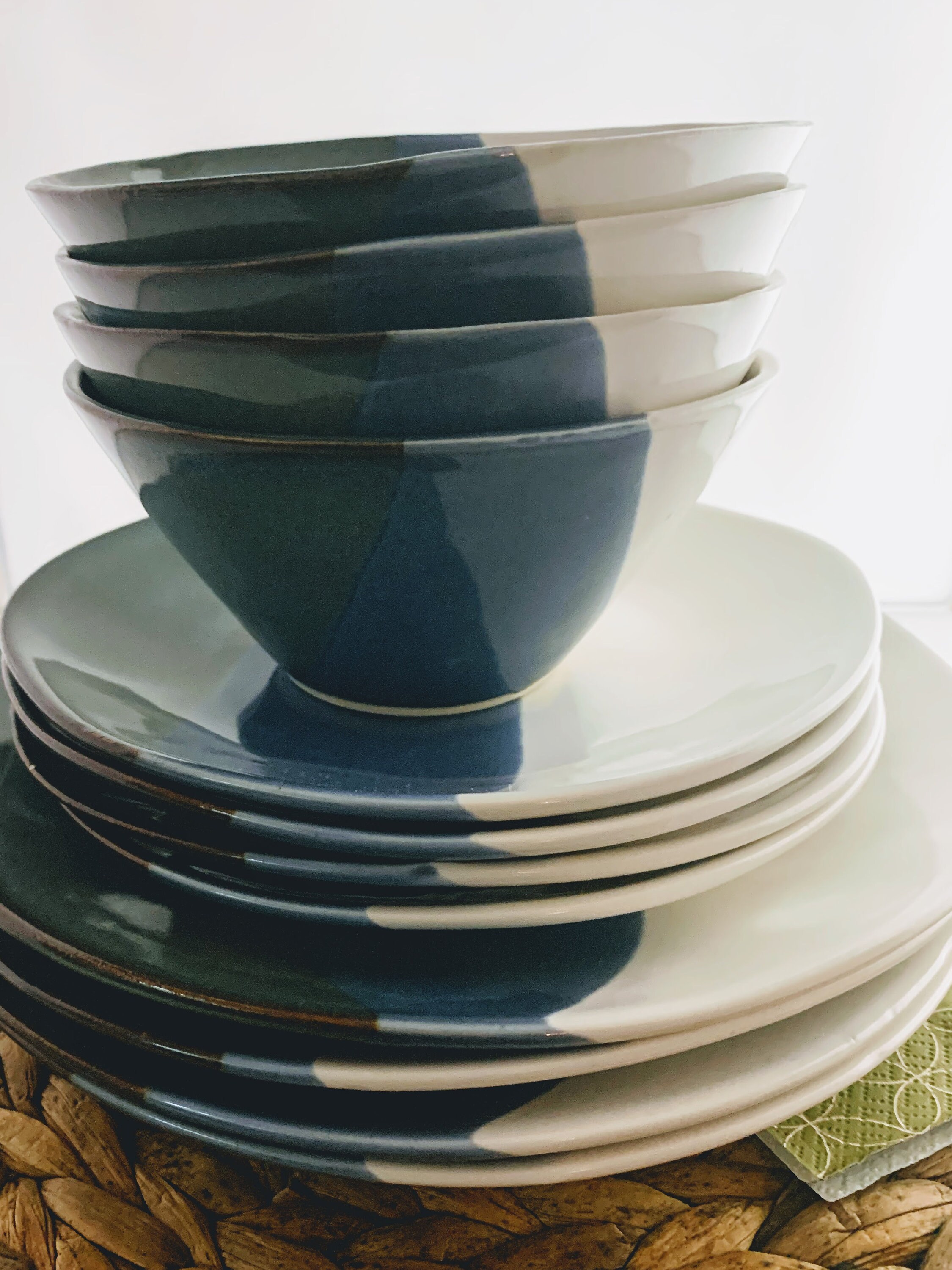 Ceramic Dinnerware I 3 Piece Stoneware I Handmade Pottery I Etsy