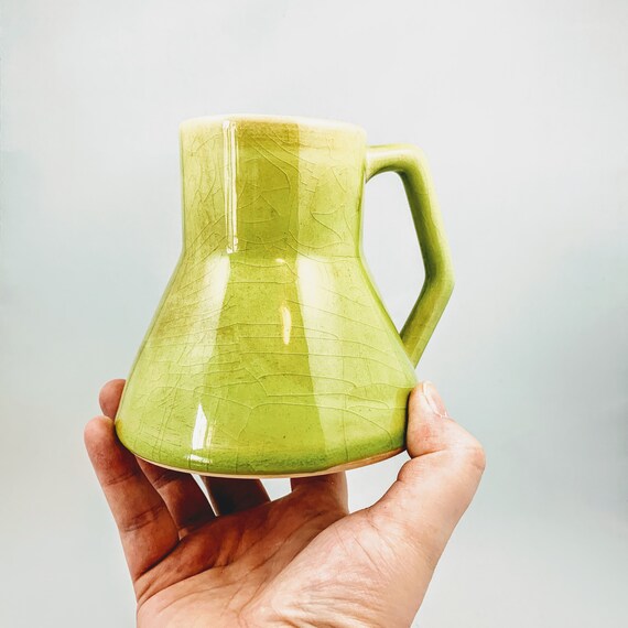 Mug I Coffee Beaker I Handmade Pottery I Ceramic Green Etsy