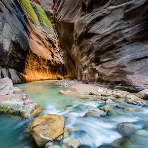 Zion National Park, Utah, The Narrows at Sunrise