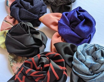 Kimono brooch, kimono corsage, fabric flower brooch, fabric flower, hair floral accessory, silk flower, Hair pin,