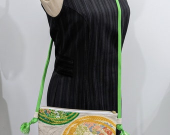 Kimono Purse, Crossbody Bag, Small Handbag, Shoulder Purse, Shopping Bag, Luxurious, Elegant gift for her, Silk Bag