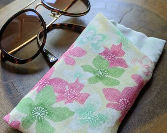 Estuche para kimono, estuche para gafas, estuche para gafas de sol, estuche para gafas de lectura, funda para gafas, funda para gafas de sol, estuche acolchado para gafas, regalo