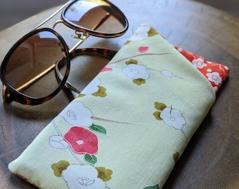 Estuche para kimono, estuche para gafas, estuche para gafas de sol, estuche para gafas de lectura, funda para gafas, funda para gafas de sol, estuche acolchado para gafas, regalo