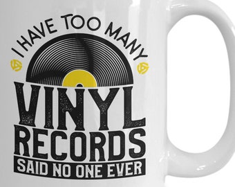 Vinyl Junkie Tea Novelty Deejay DJ Collector Record MUG cup birthday funny gift Vinyl Junkie Tea Novelty Deejay DJ Collector Record MUG cup birthday funny gift