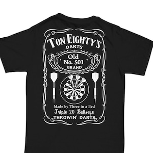 Ton eighty's darts old no 501, darts gift, darts tshirt, gift for dart player man or woman, darts, darts, dart shirt, dartboard