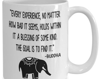 Buddha gift Buddha mug Buddha quote Buddha mug coffee cup gift idea buddhist buddhism philosophy budda buda dharma sayings elephant graphic