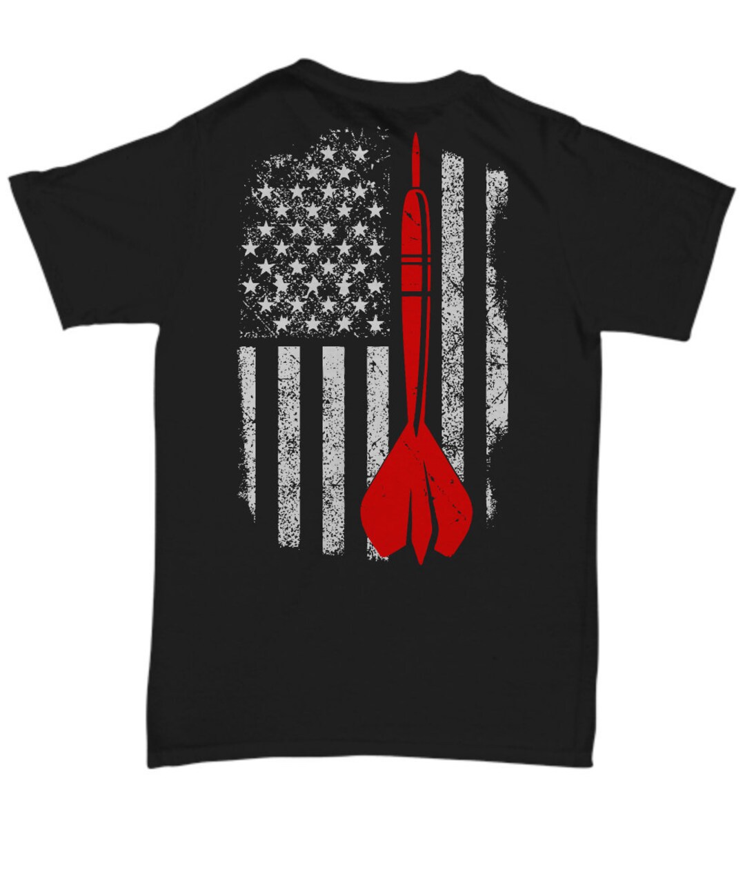 American Flag Red Dart Tshirt Dart Shirt Darts Shirt Darts Etsy