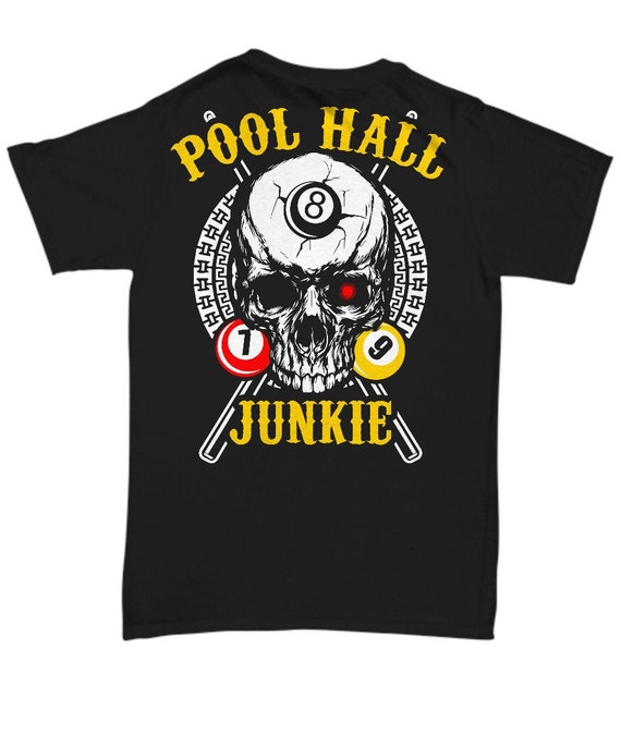 Great Pool Billiards Skull T-Shirt & Gift Great Pool Billiards Skull T-Shirt & Gift