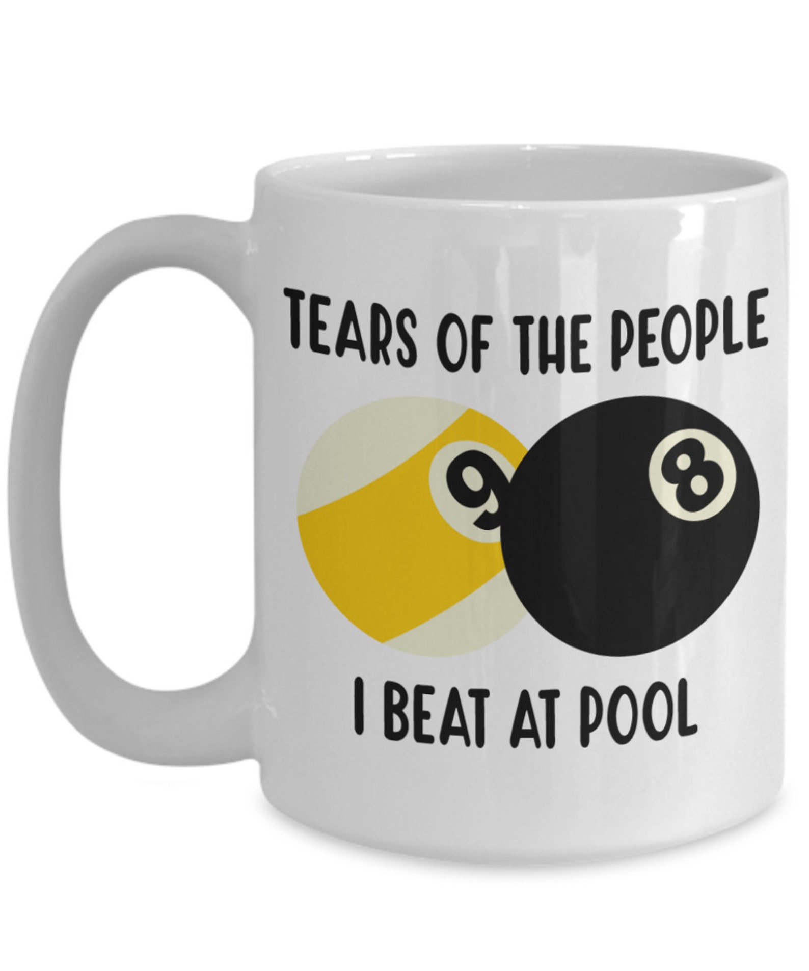 Pool Player Pool Gift Billiards Gift Pool Mug Billiards Etsy