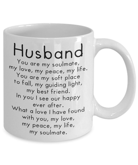 Husband You Are My Soulmate My Love My Peace My Life Husband Etsy