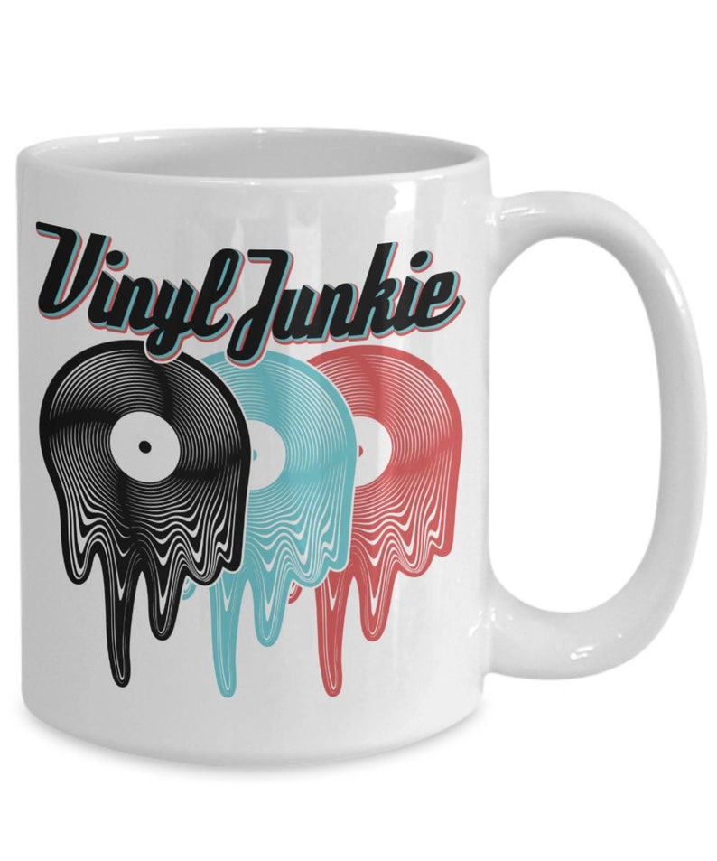 Vinyl Record Gift Vinyl Record Mug Vinyl Vinyl Junkie Gift Etsy