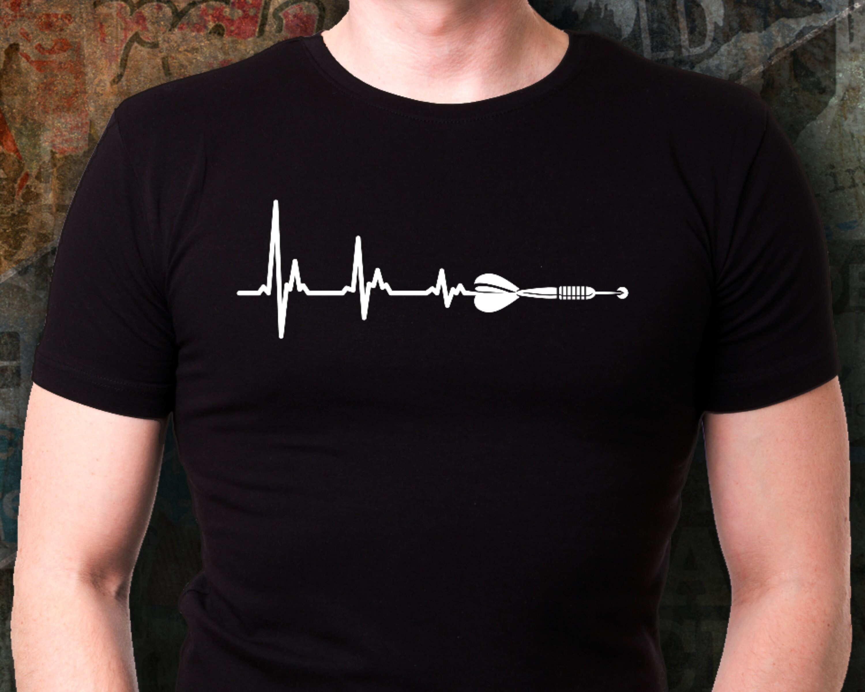 Darts Player Heartbeat Dad Darts Gift Darts Player Gift Etsy UK