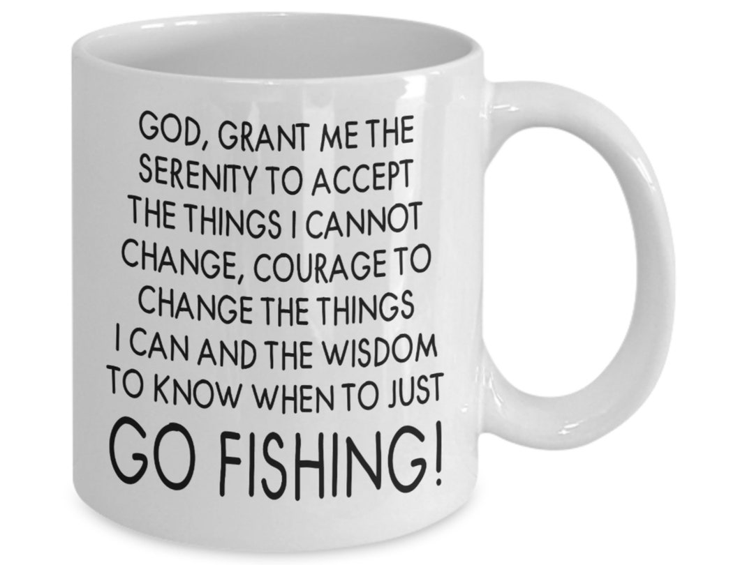 Fishing Gift, Fishing Mug, Gift Fisherman or Fisherwoman, Gone Fishing
