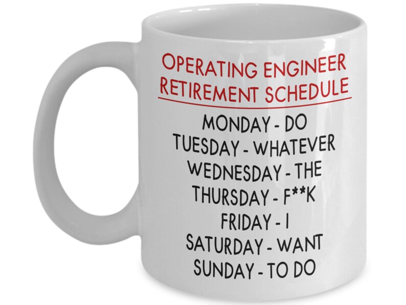 Operating engineer retirement gift for men and women retired Etsy