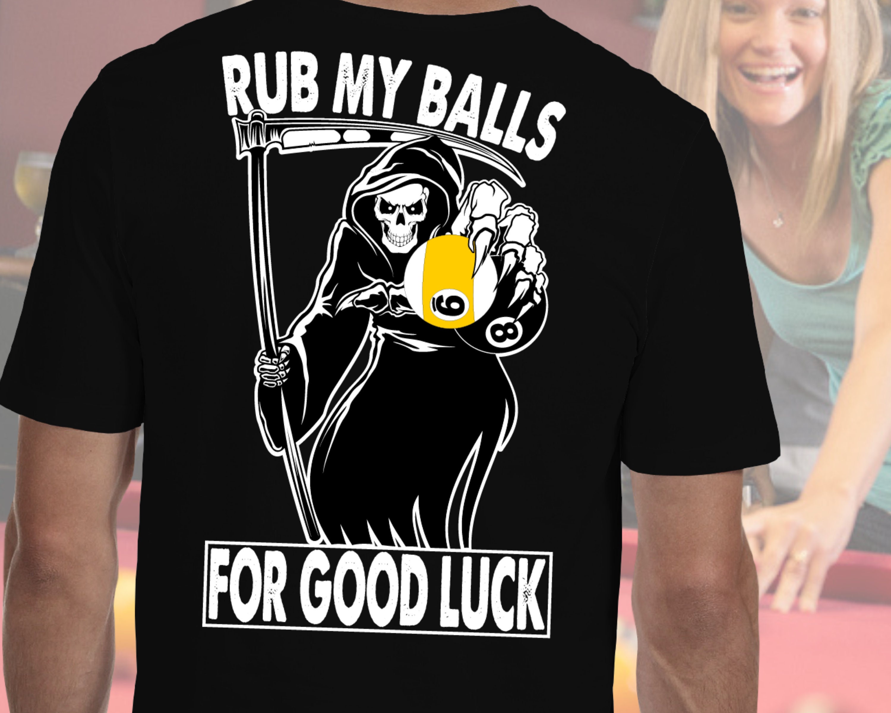 Rub My Balls for Good Luck Pool Gifts Pool Shirt Gift for Etsy