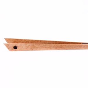 Wood tongs - Bird eye maple - 35cm