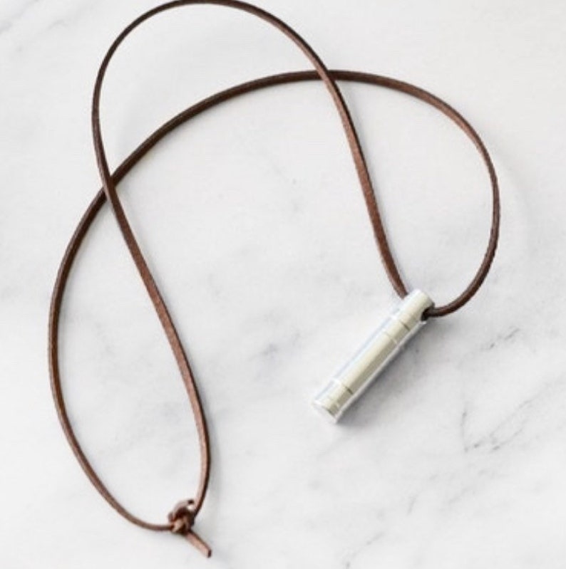 Newt's Letter Capsule Necklace Maze Runner Newt Necklace TMR merch Maze Runner jewelry