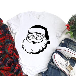 Santa T-Shirt, Christmas Shirt, Santa Shirt, Christmas Tshirt, Christmas T-shirt, Christmas Tees, Santa Claus T Shirt, Cute Christmas shirt
