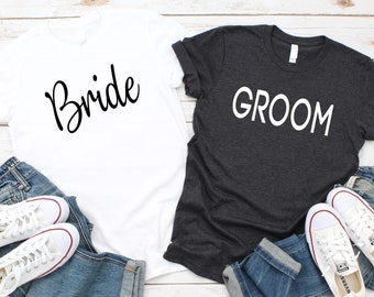 Camisas de novia y novio, camisa de novia, camisa de novio, día de la boda, camisas de pareja, camisas de mr. mrs, camisas de fiesta de boda
